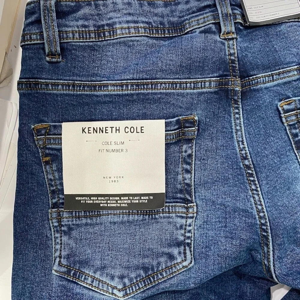 Kenneth Cole Classic Mens‎ Jeans Stretch Jeans for Men, Ultra-Soft 32-30